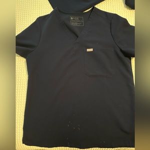 Navy blue figs scrubs-sold as set
